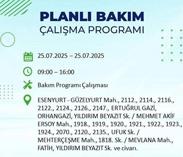 Esenyurt Elektrik Kesintisi