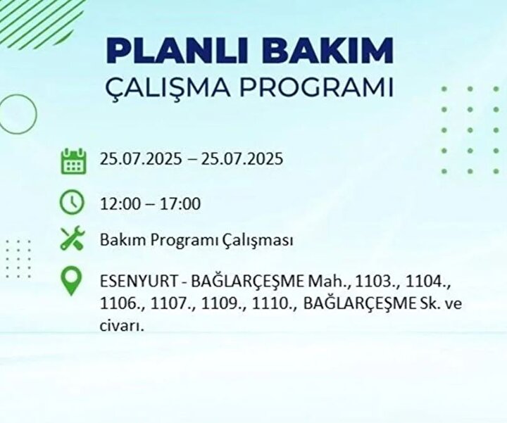 Esenyurt Elektrik Kesintisi