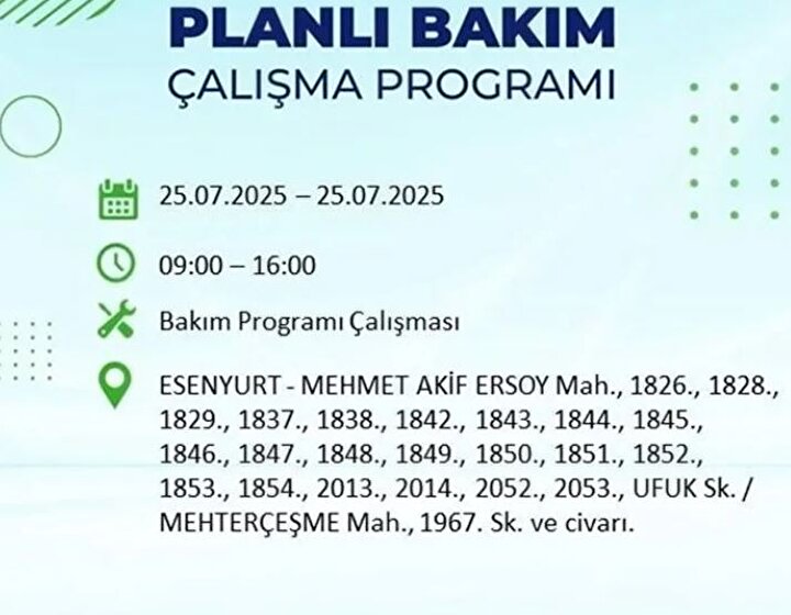 Esenyurt Elektrik Kesintisi