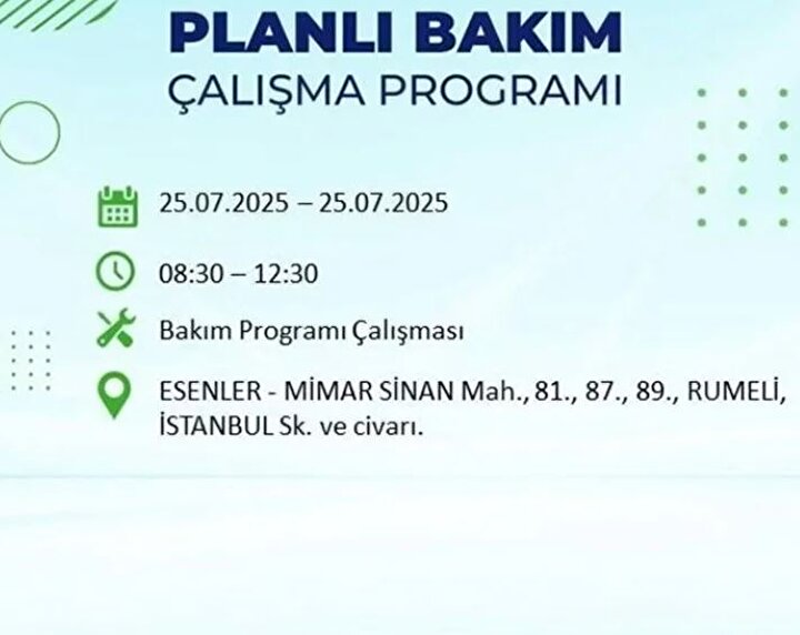 Esenler Elektrik Kesintisi