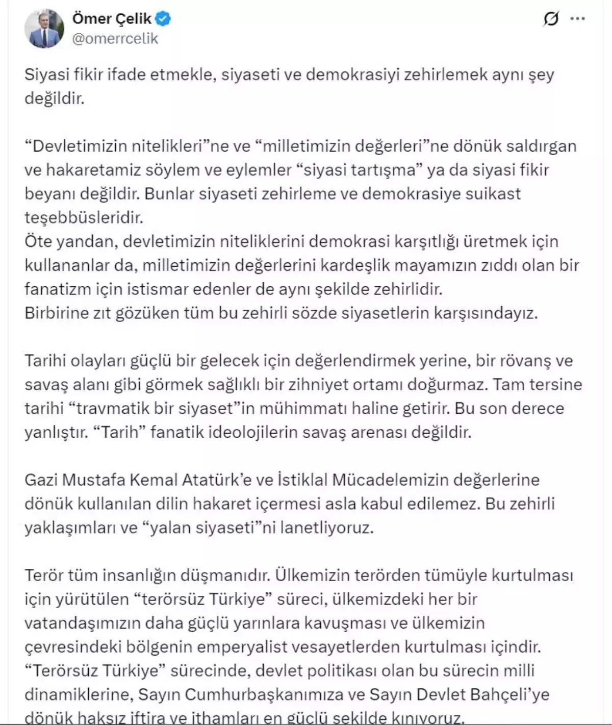 omer celikten terorsuz turkiye vurgusu 5x1n6DDz.jpg