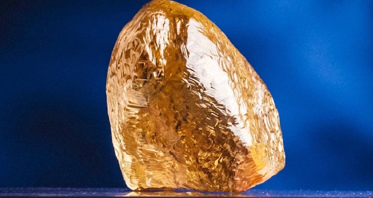 Kapanan Diavik Madeninde Bulunan Dev Sarı Elmas Tarihe Geçti