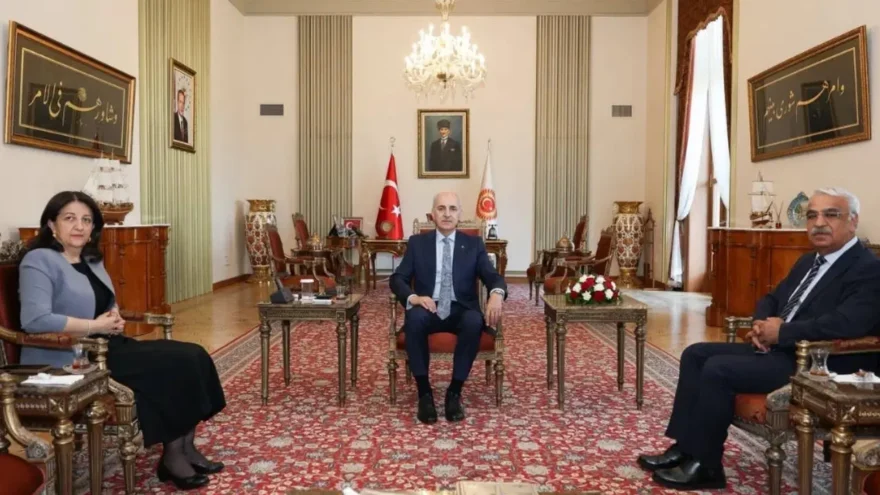 İmralı Heyeti ve TBMM Başkanı Kurtulmuş Arasında Önemli Görüşme